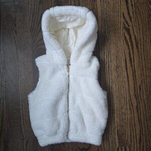 Janie and Jack 2T Faux Fur Hooded Vest